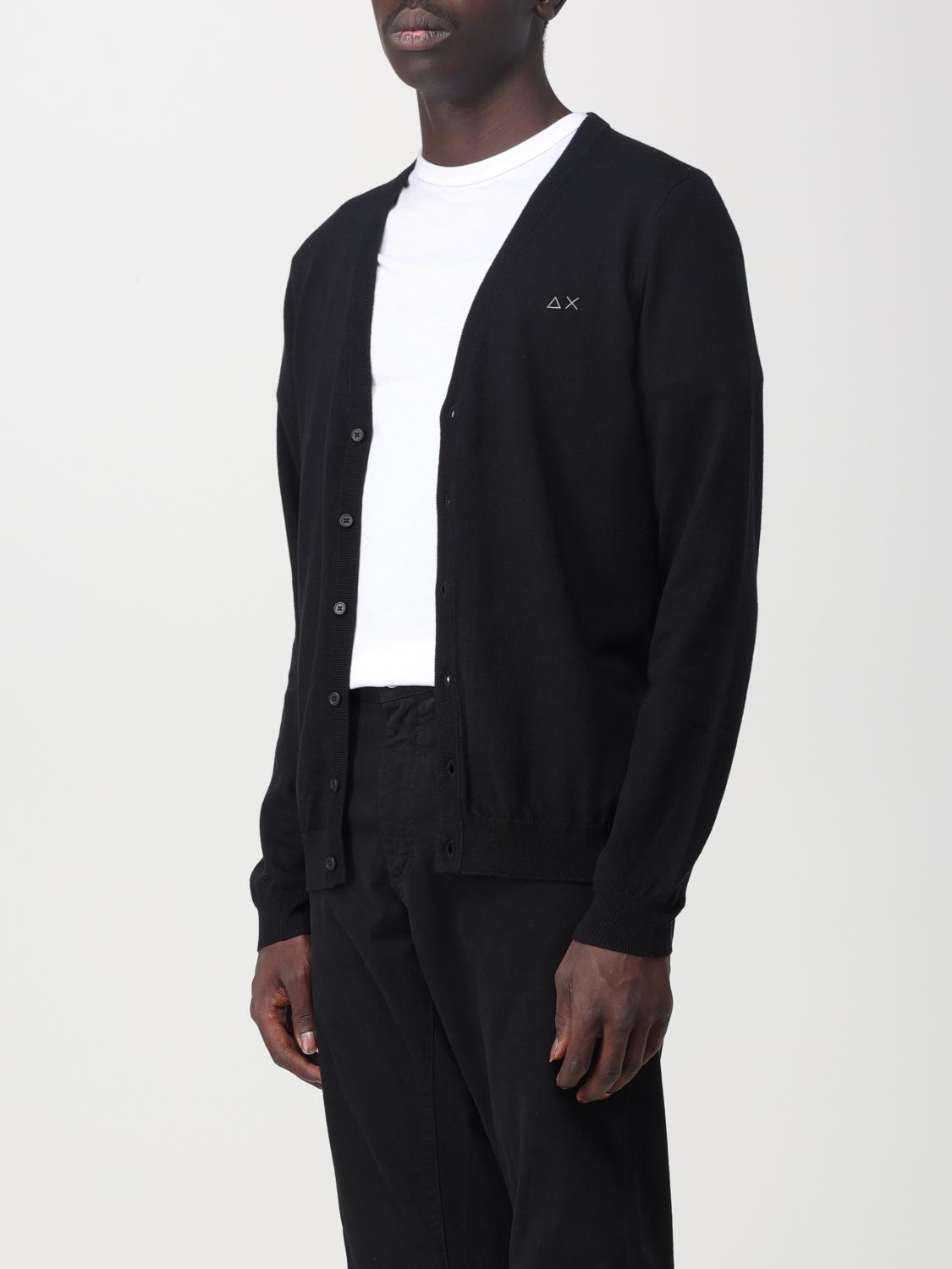 SUN68 STRICKJACKE: Strickjacke herren Sun 68, Schwarz - Img 3