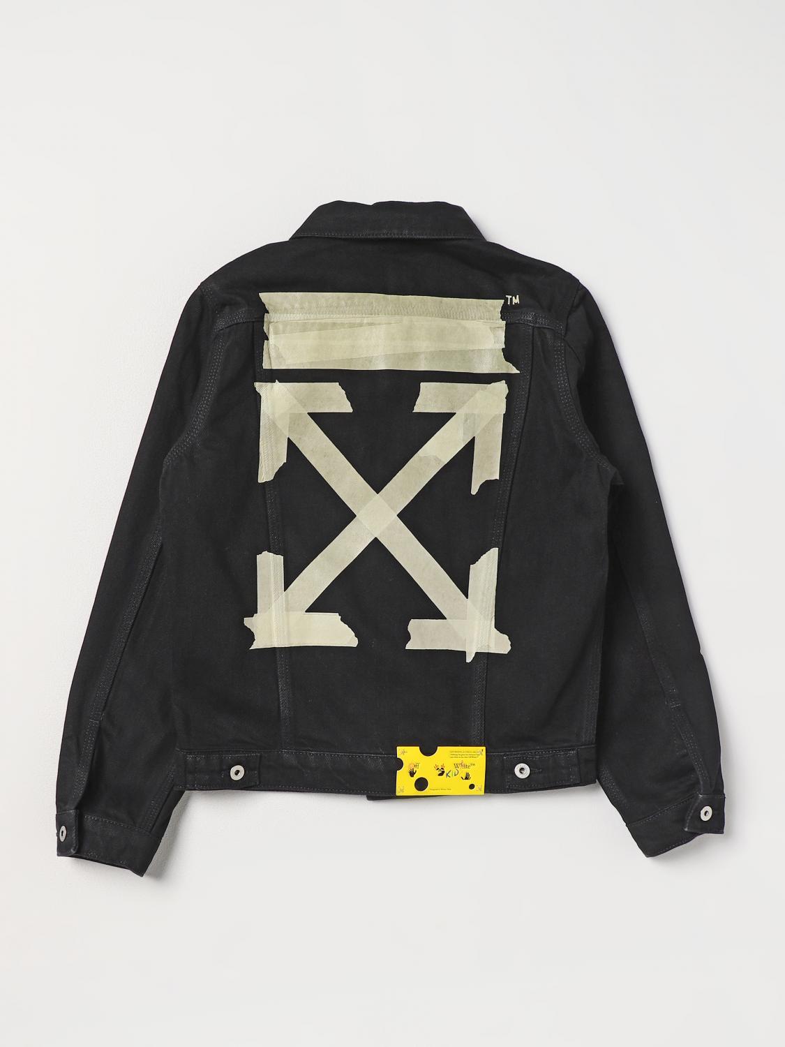 OFF-WHITE KIDS CHAQUETA: Abrigo niños Off-white, Oro - Img 2