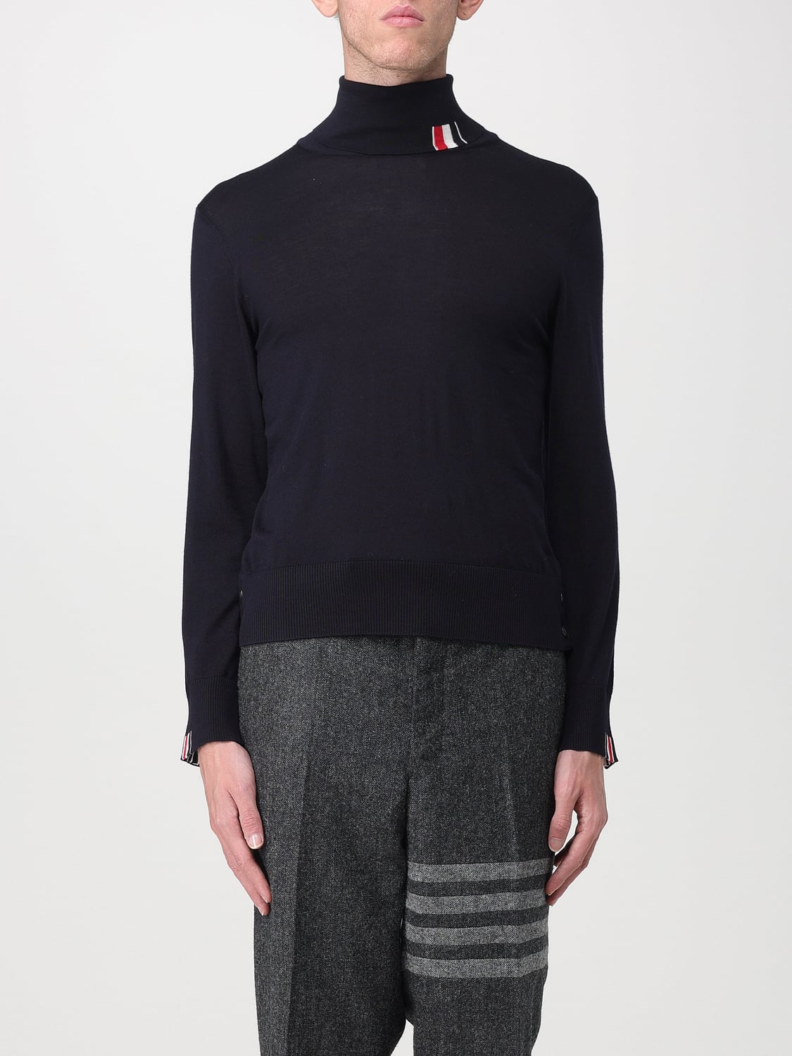 THOM BROWNE PULLOVER: Pullover herren Thom Browne, Blau - Img 1