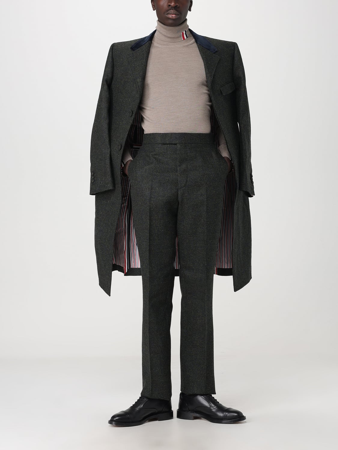 THOM BROWNE SWEATER: Thom Browne sweater in wool, Brown - Img 2