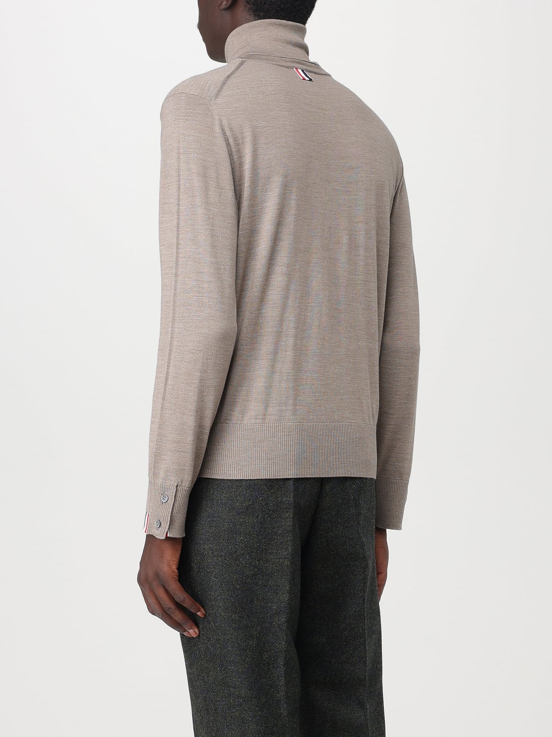 THOM BROWNE SWEATER: Thom Browne sweater in wool, Brown - Img 3