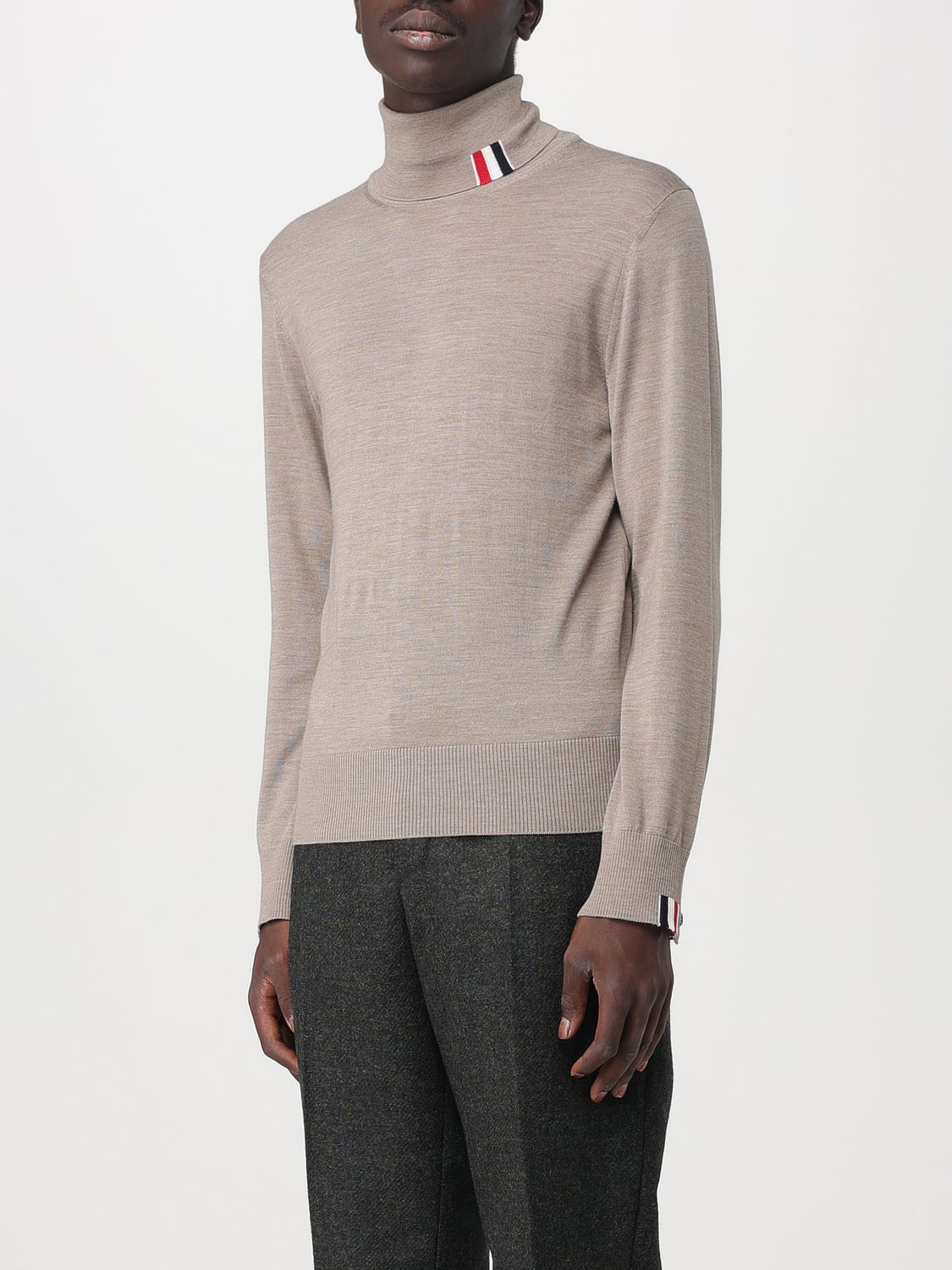 THOM BROWNE SWEATER: Thom Browne sweater in wool, Brown - Img 4