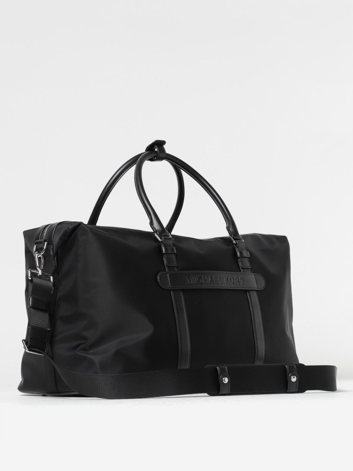MICHAEL KORS VALIGIA: Borsone Brooklyn Michael Kors in nylon riciclato, Nero - Img 2