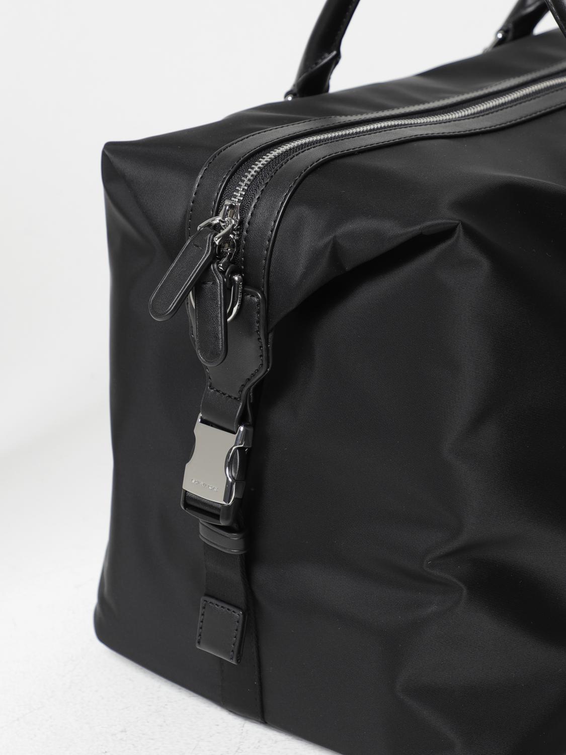 MICHAEL KORS VALIGIA: Borsone Brooklyn Michael Kors in nylon riciclato, Nero - Img 3