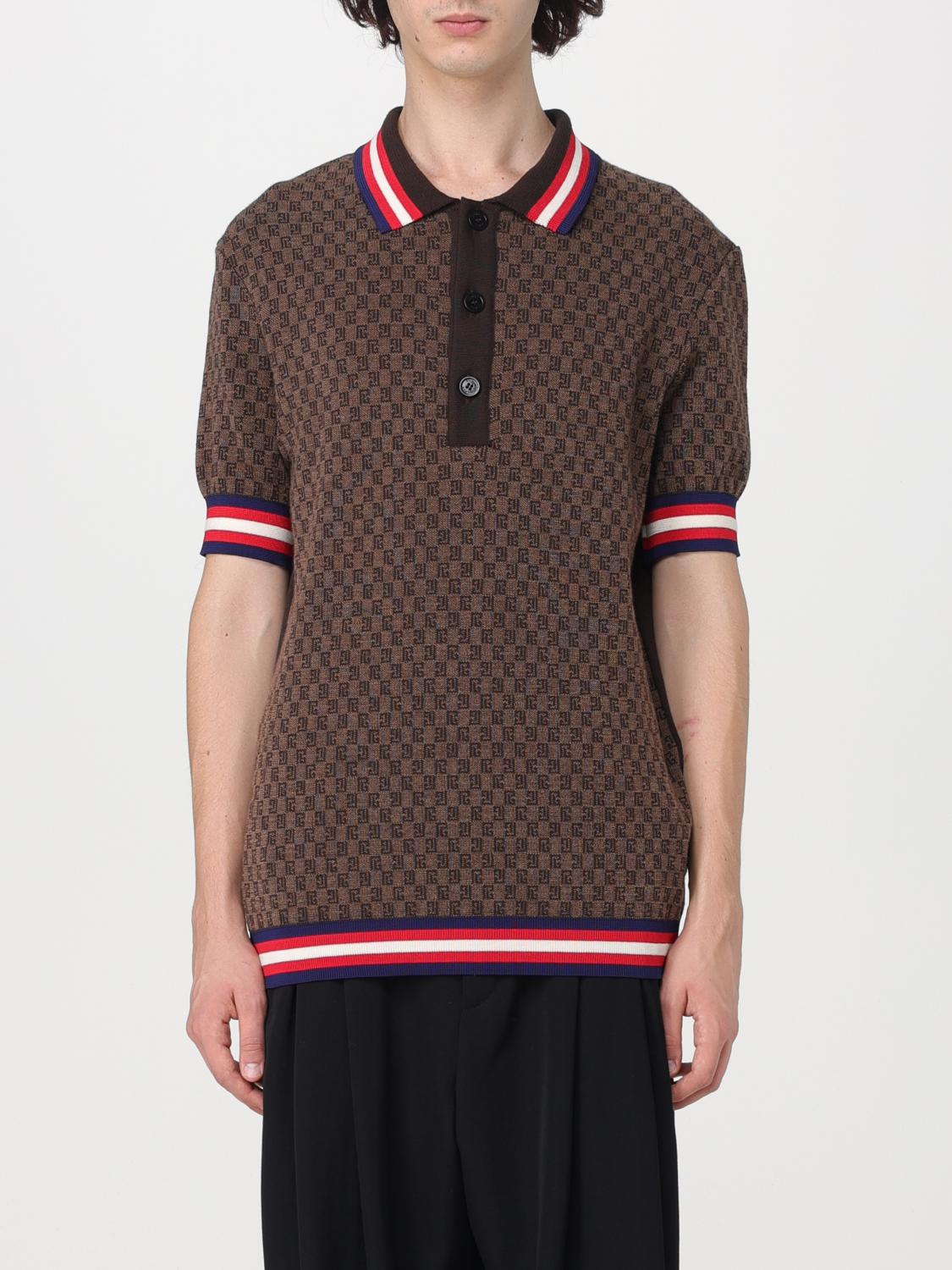 BALMAIN POLO: Camiseta hombre Balmain, Marrón - Img 1