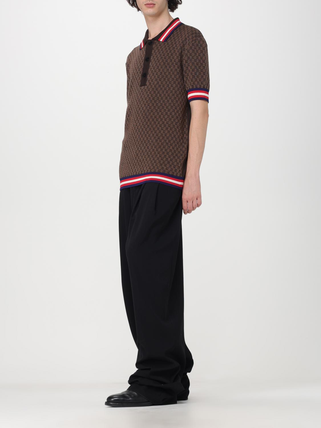 BALMAIN POLO: Camiseta hombre Balmain, Marrón - Img 2