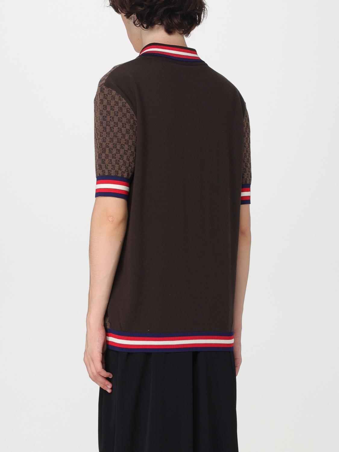 BALMAIN POLO: Camiseta hombre Balmain, Marrón - Img 3