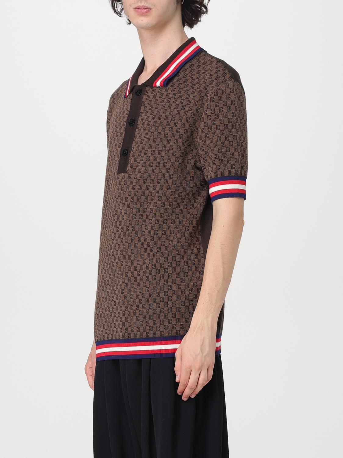 BALMAIN POLO: Camiseta hombre Balmain, Marrón - Img 4
