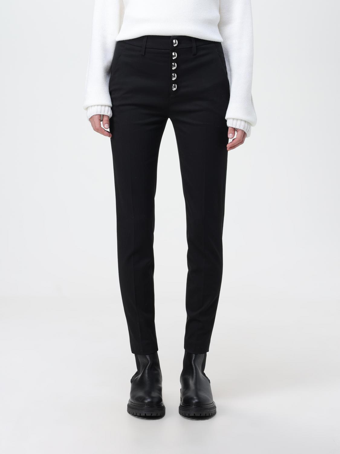DONDUP: Pants woman - Black | Dondup pants DP600GS0072DXXX