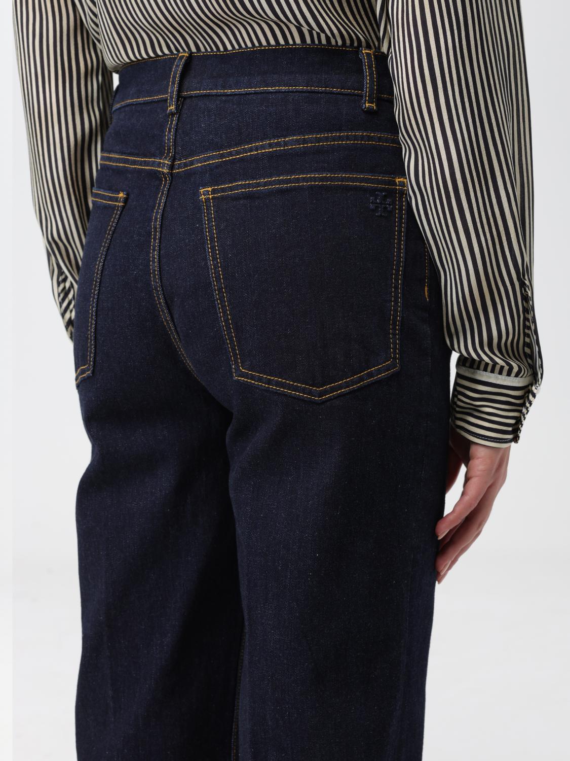 デニム・ジーパン TORY BURCH Woman Jeans Denim 153247 422 Tory Burchアウトレット：ジーンズ レディース - デニム