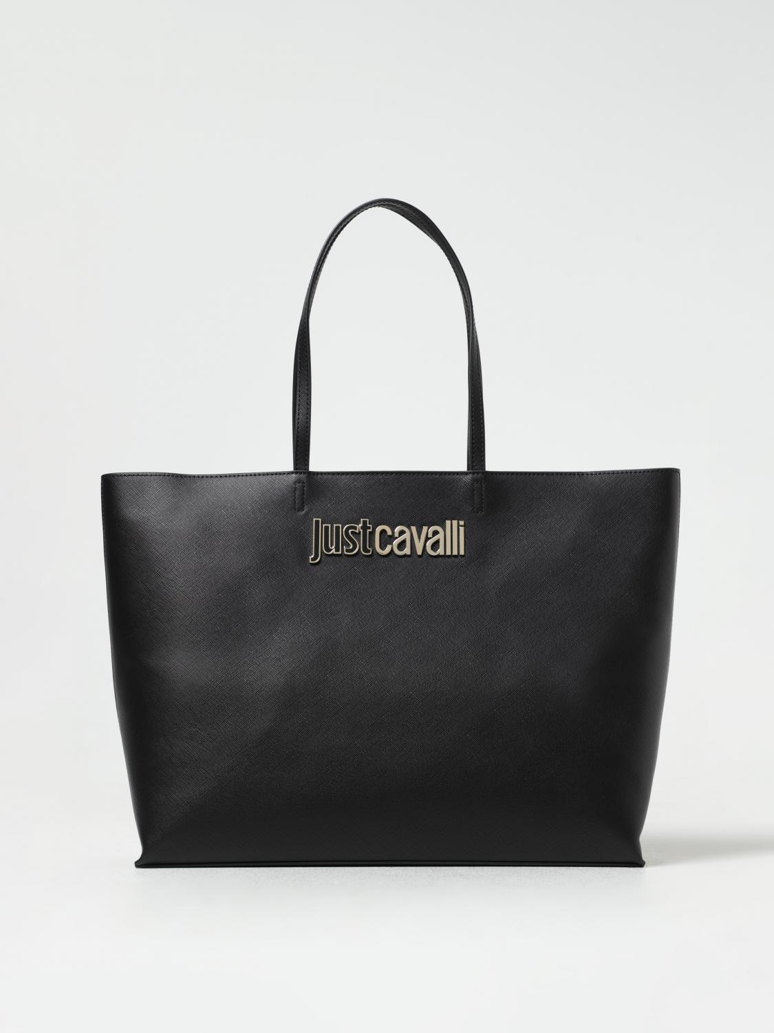 トートバッグ JUST CAVALLI Woman Tote bags Black 76RA4BB1ZS766 899 Just Cavalli Outlet: Handbag woman - Black | Just Cavalli