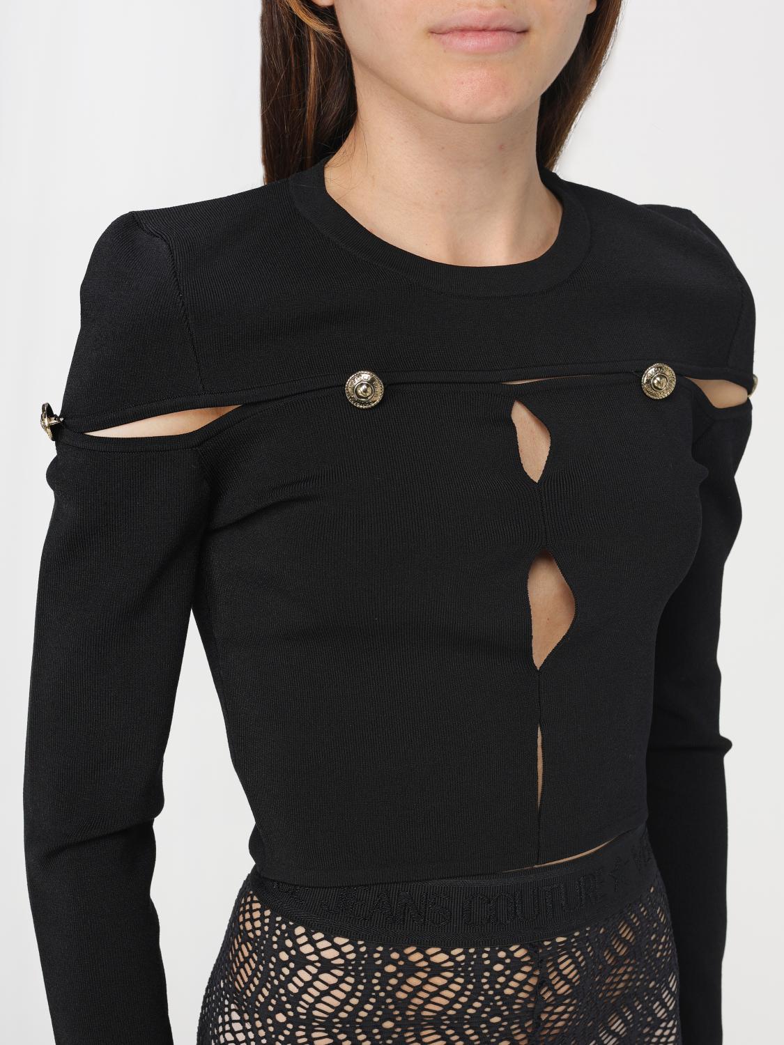 VERSACE JEANS COUTURE JERSEY: Jersey mujer Versace Jeans Couture, Negro - Img 3