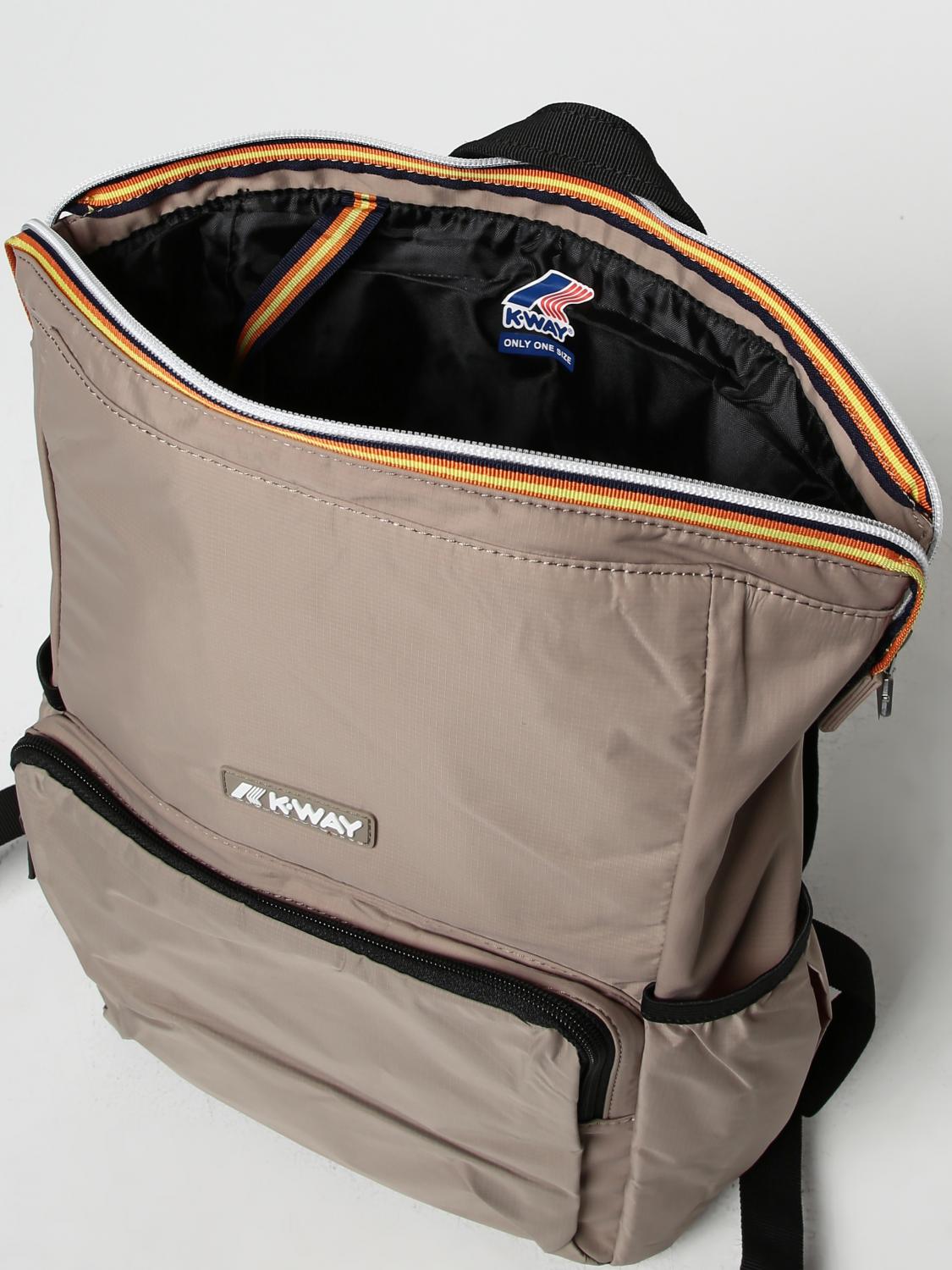 K-WAY BACKPACK: Backpack men K-way, Beige - Img 4