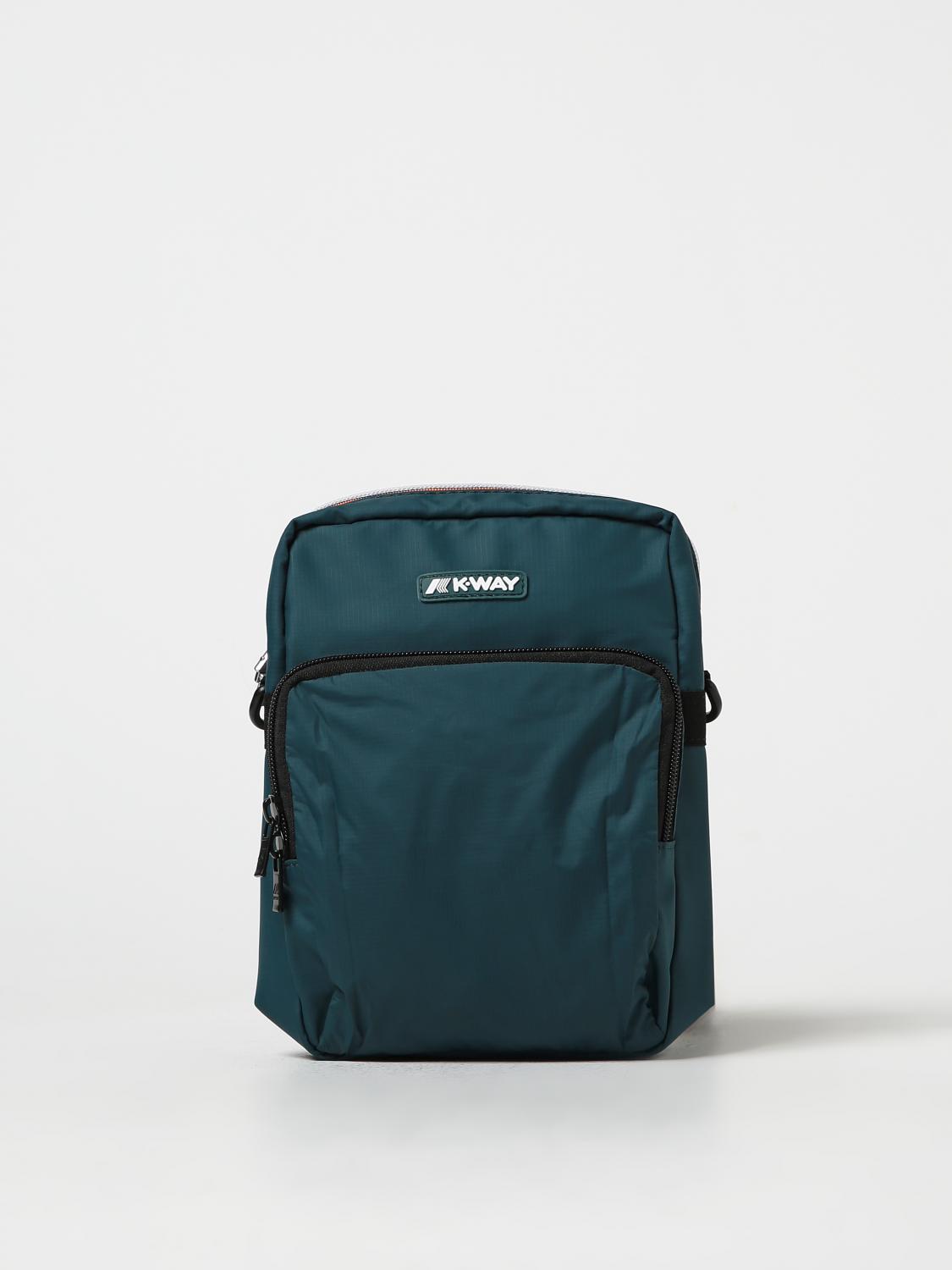 K-WAY SHOULDER BAG: Bags men K-way, Green - Img 1