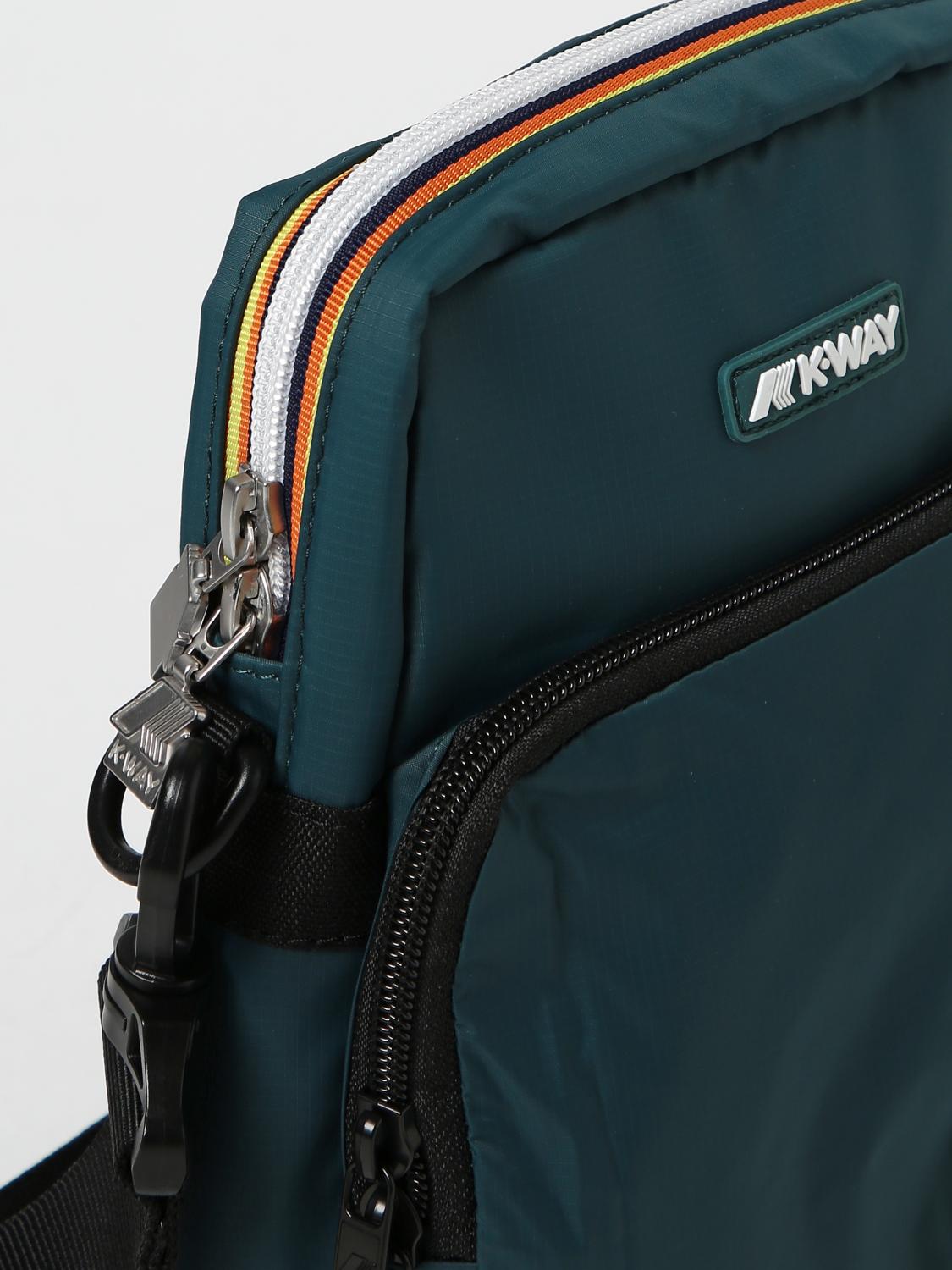 K-WAY SHOULDER BAG: Bags men K-way, Green - Img 3