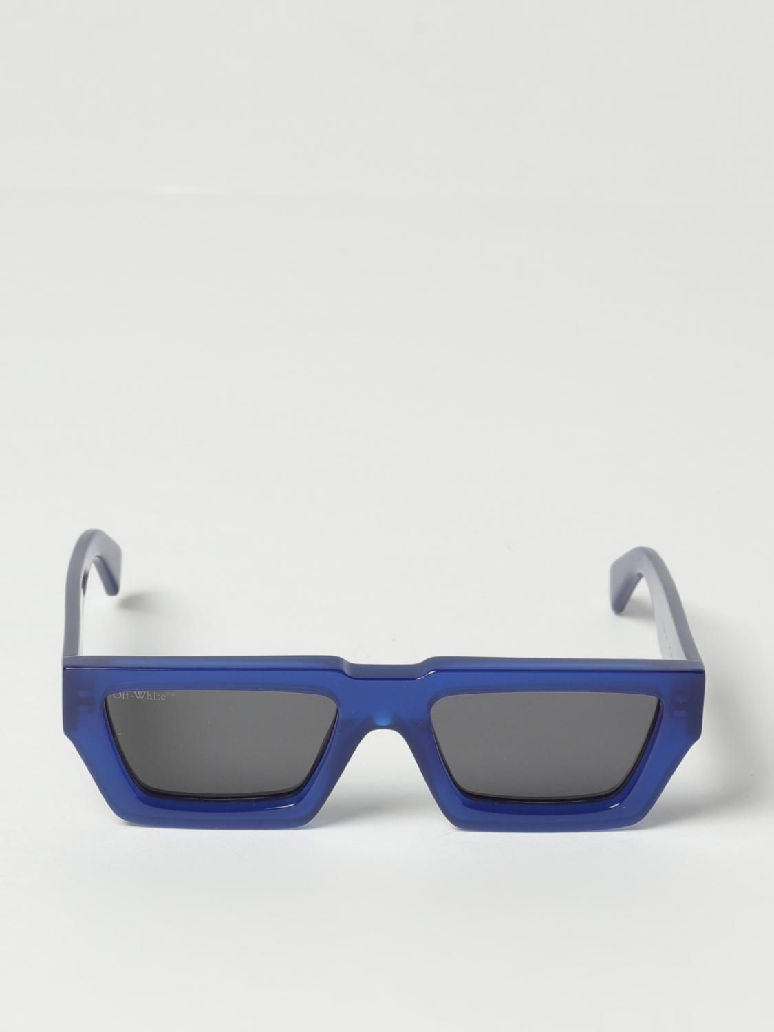 OFF-WHITE OCCHIALI DA SOLE: Occhiali da sole Manchester Off-White in acetato, Blue - Img 2