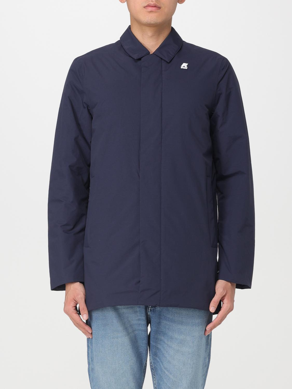 K-WAY CHAQUETA: Abrigo hombre K-way, Azul Oscuro - Img 1