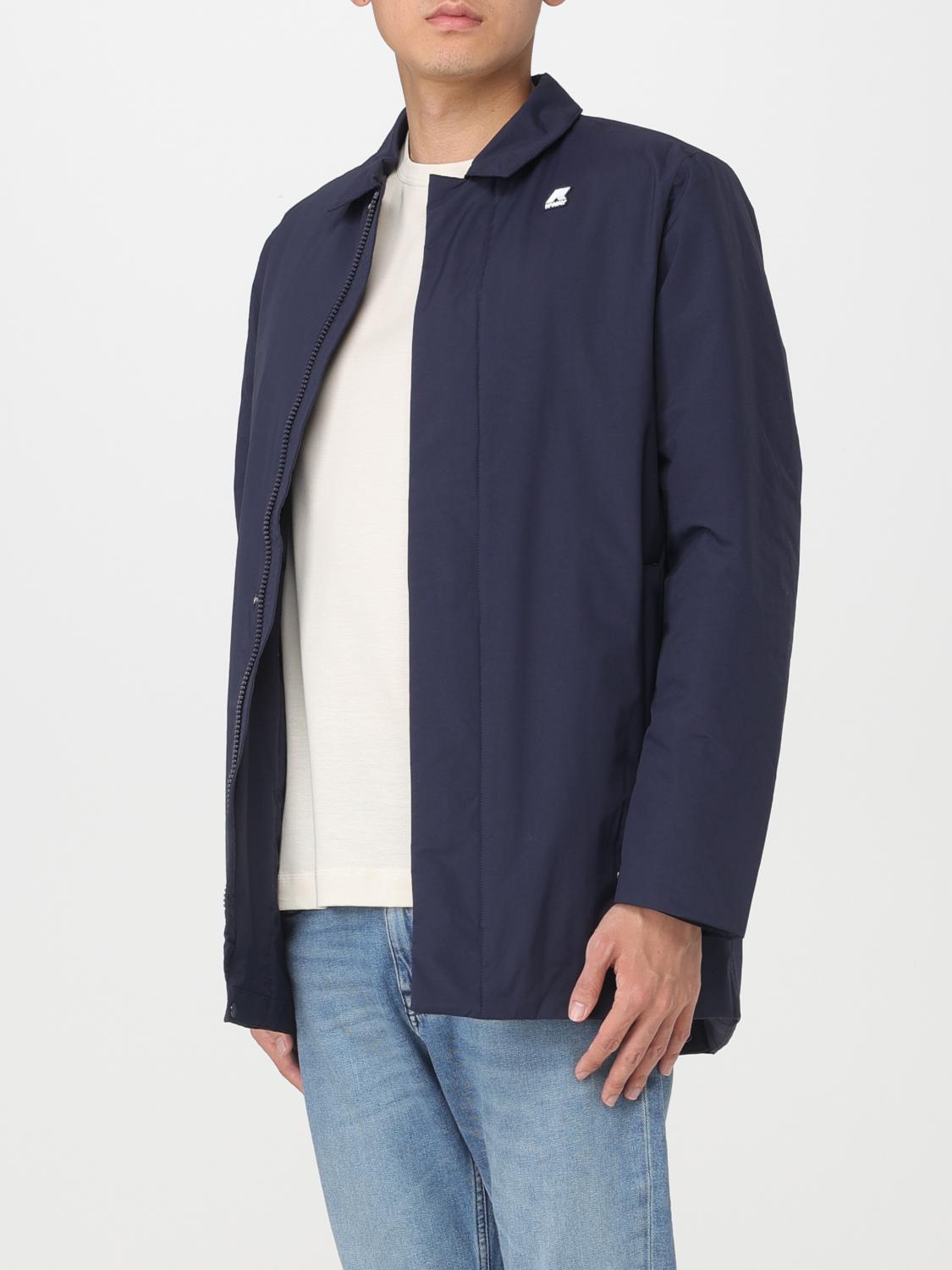 K-WAY CHAQUETA: Abrigo hombre K-way, Azul Oscuro - Img 3