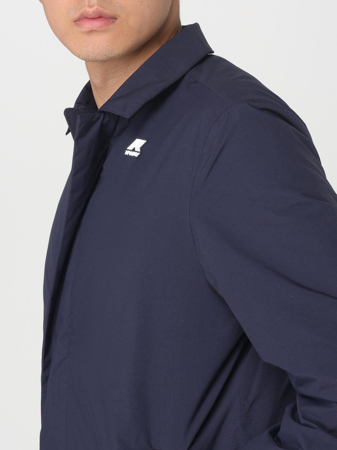 K-WAY CHAQUETA: Abrigo hombre K-way, Azul Oscuro - Img 4