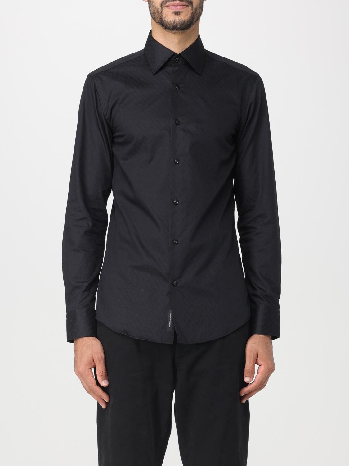 BOSS CAMICIA: Camicia Boss in cotone jacquard, Nero - Img 1