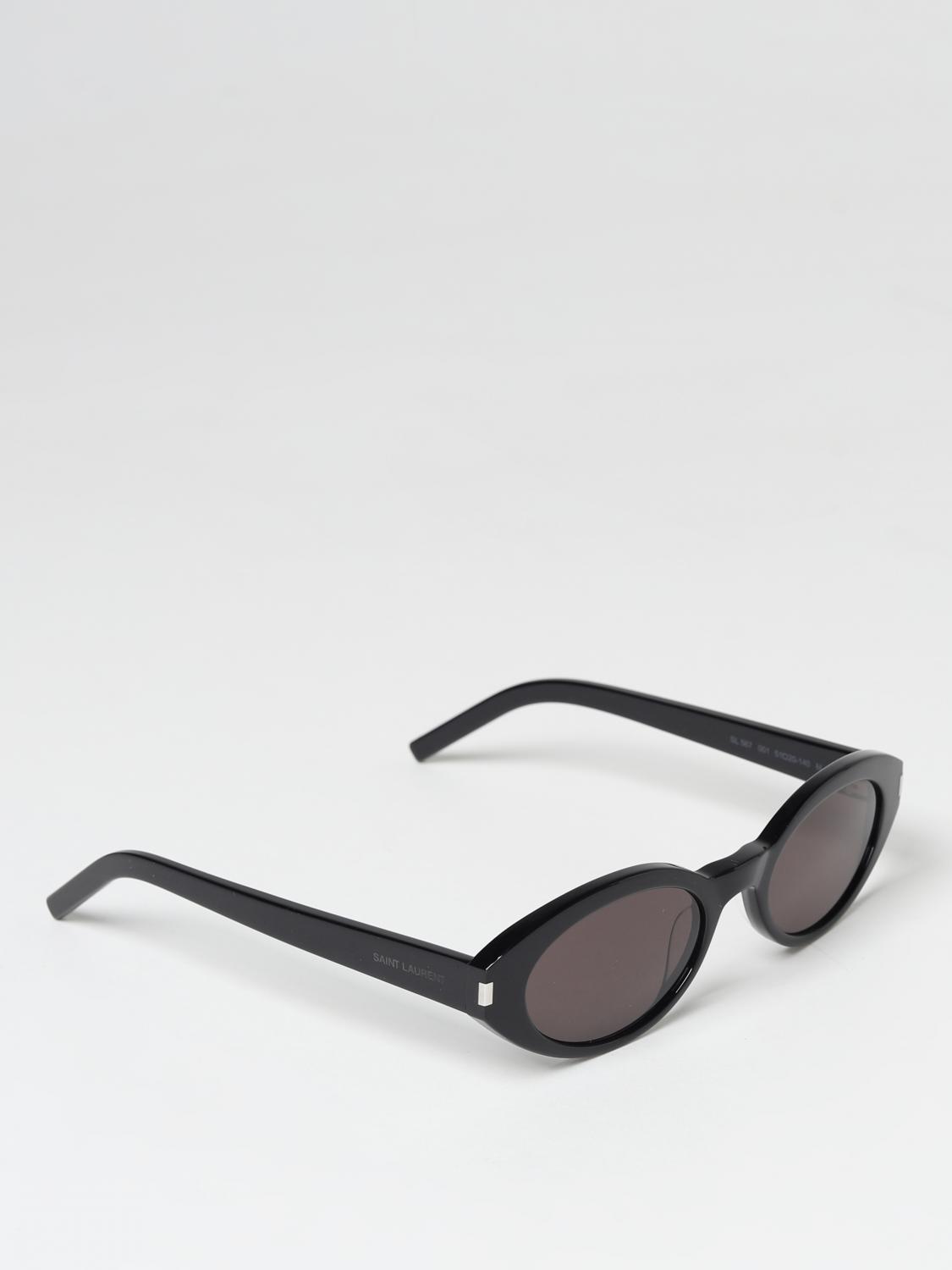 SAINT LAURENT OCCHIALI DA SOLE: Occhiali da sole SL 567 Saint Laurent in acetato, Nero - Img 1