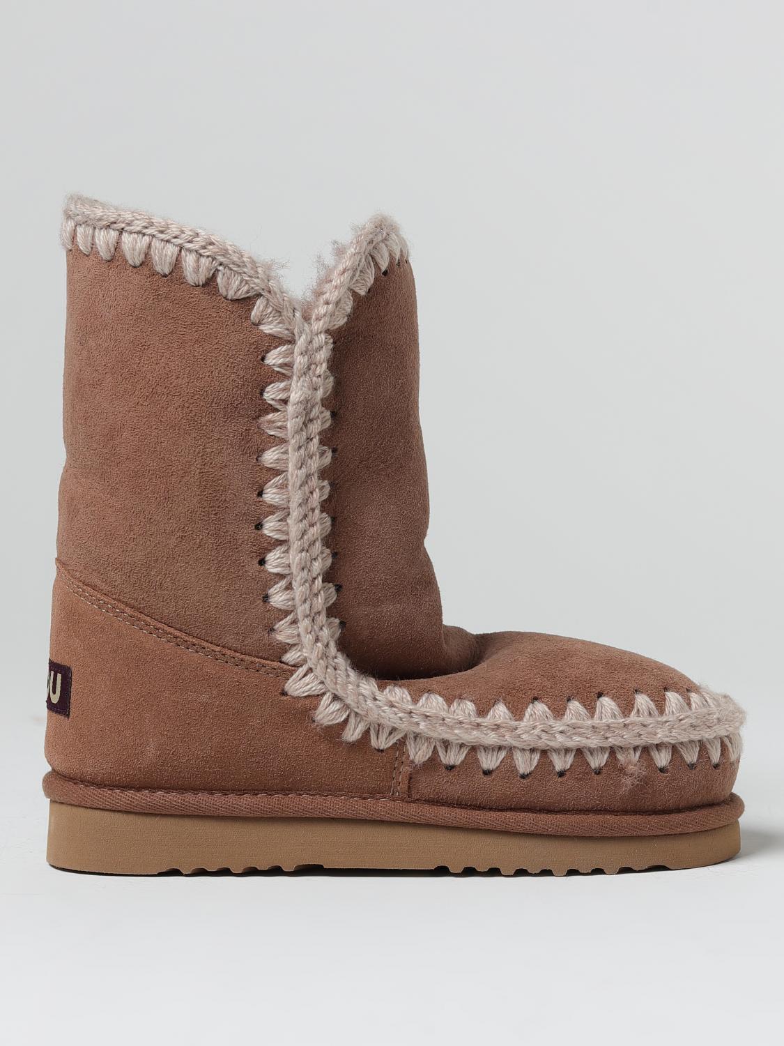 MOU BOTINES PLANOS: Botines planos mujer Mou, Rosa - Img 1