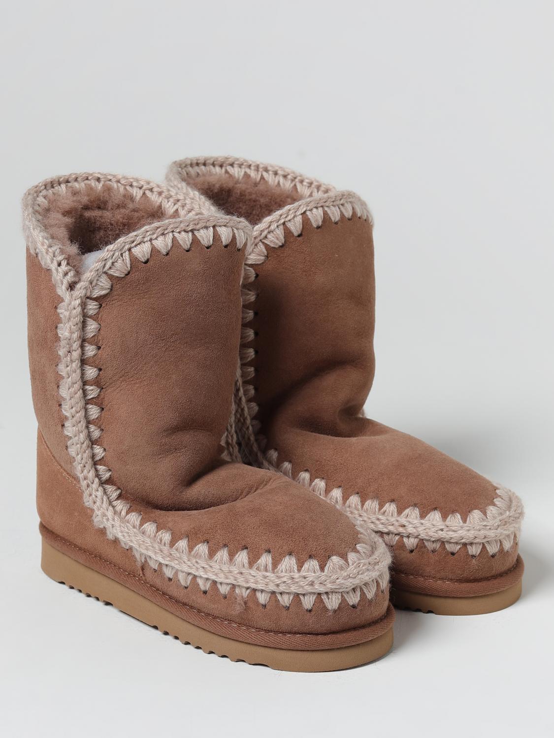 MOU BOTINES PLANOS: Botines planos mujer Mou, Rosa - Img 2