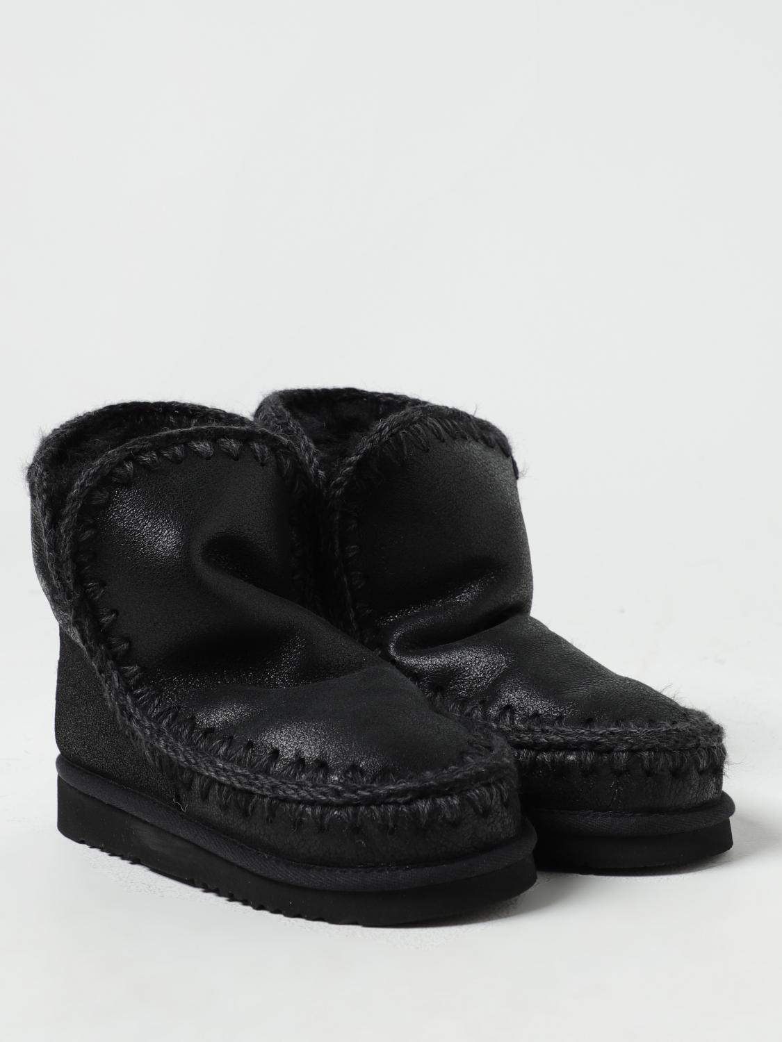 MOU BOTINES PLANOS: Botines planos mujer Mou, Negro - Img 2
