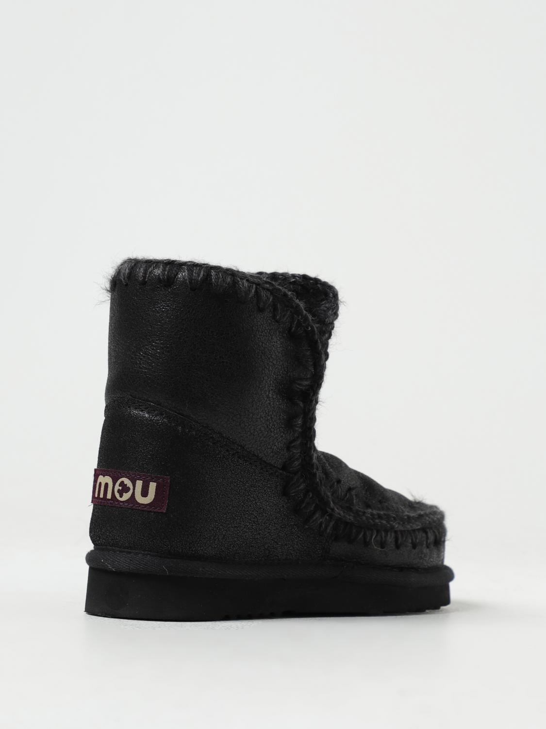 MOU BOTINES PLANOS: Botines planos mujer Mou, Negro - Img 3