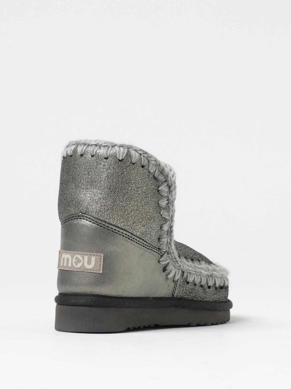 MOU BOTINES PLANOS: Botines planos mujer Mou, Negro 1 - Img 3
