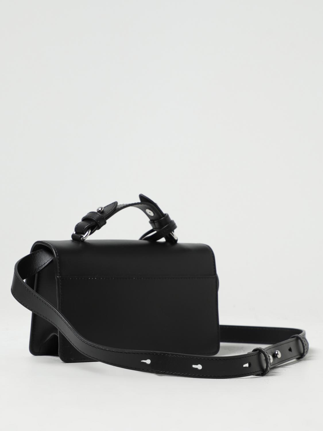 KENZO: Rue Vivienne leather bag - Black | Kenzo mini bag