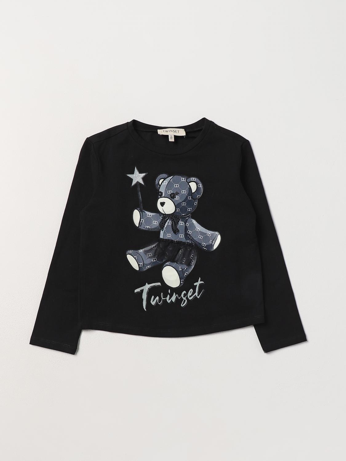 TWINSET CAMISETA: Camisetas niños Twinset, Negro - Img 1