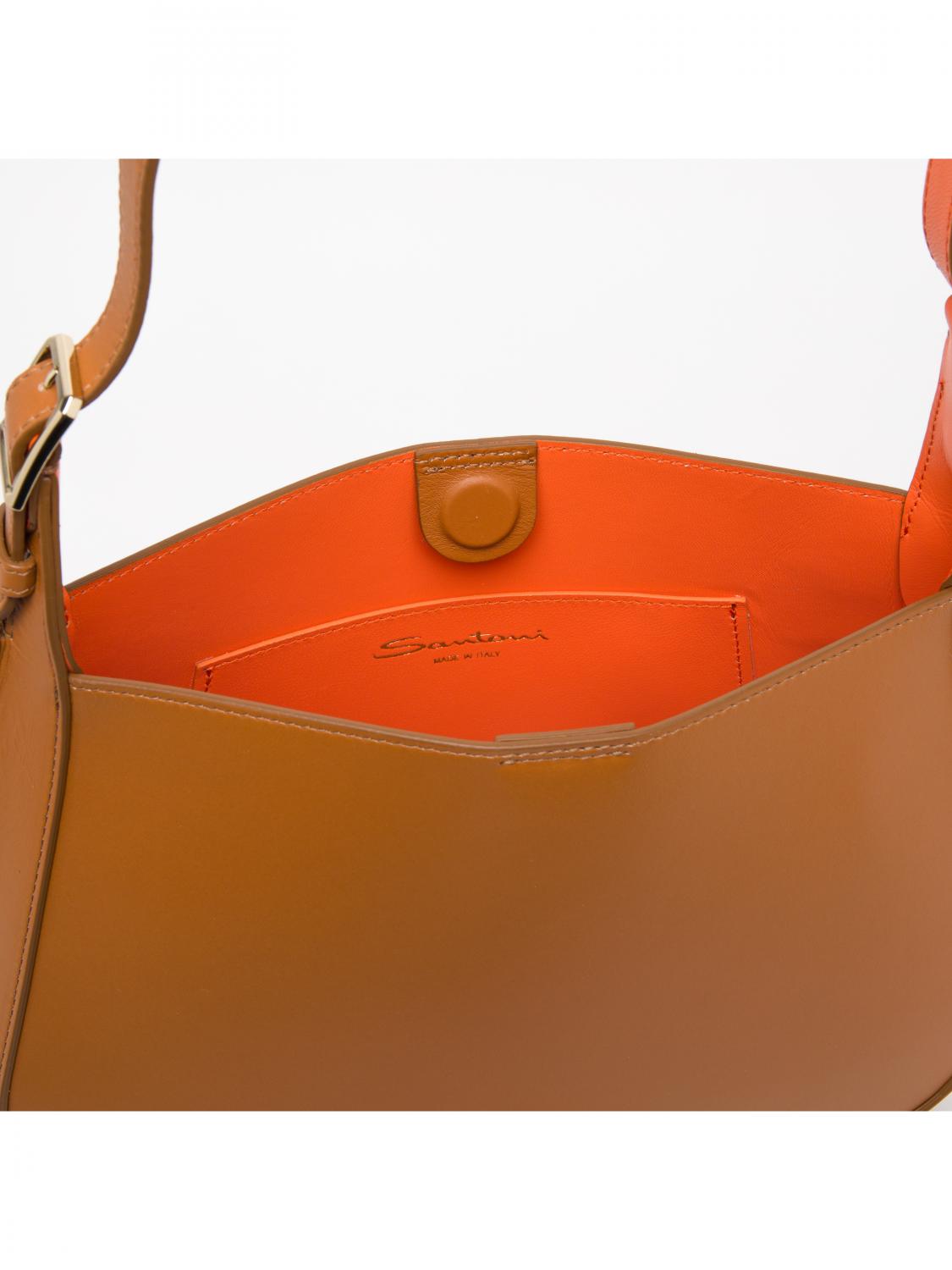 Santoni ショルダーバッグ レディース - ブラウン サントーニ 