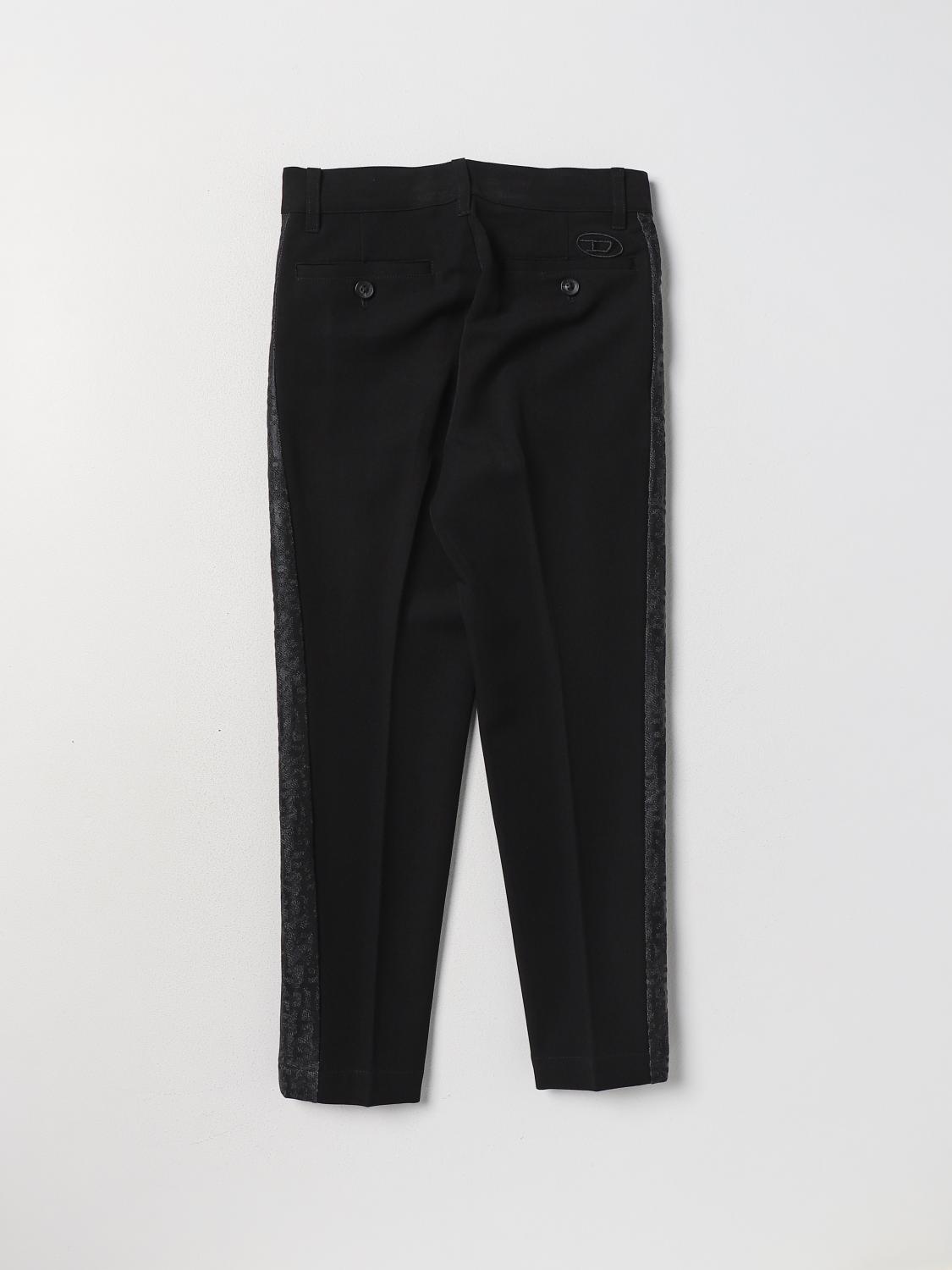 Diesel pantaloni bambino in felpa Postiv nero