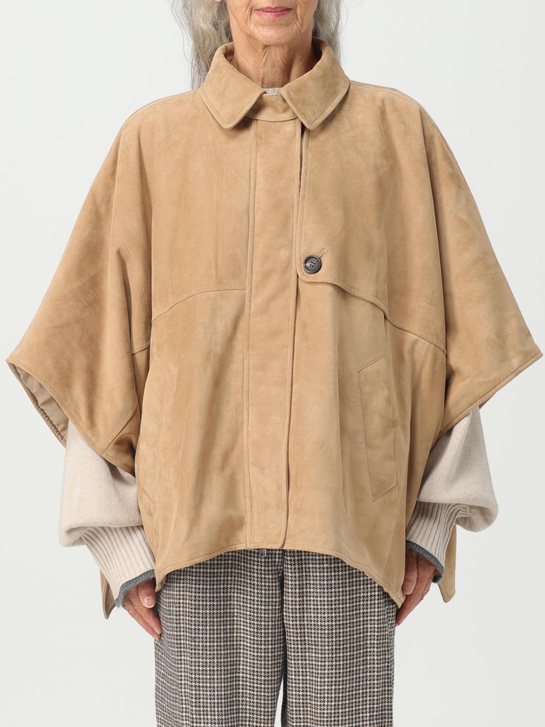 BRUNELLO CUCINELLI: Jacket woman - Beige | Brunello