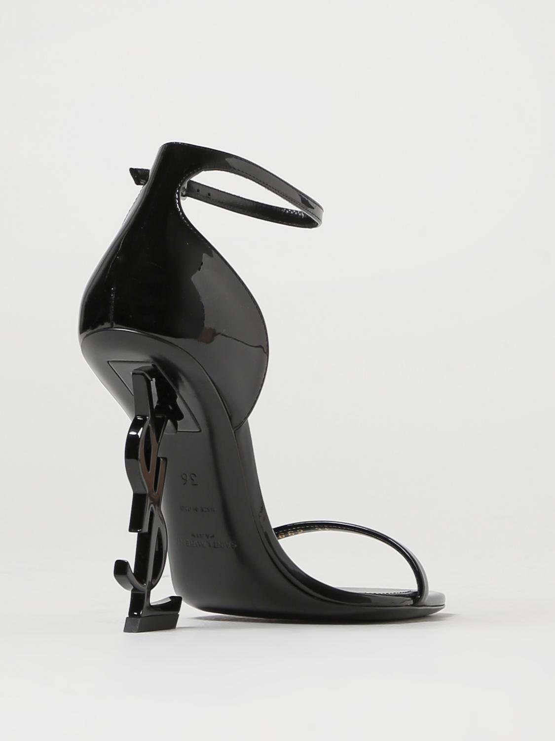Saint Laurent Opyum 110 patent leather sandals with heel  display picture 1
