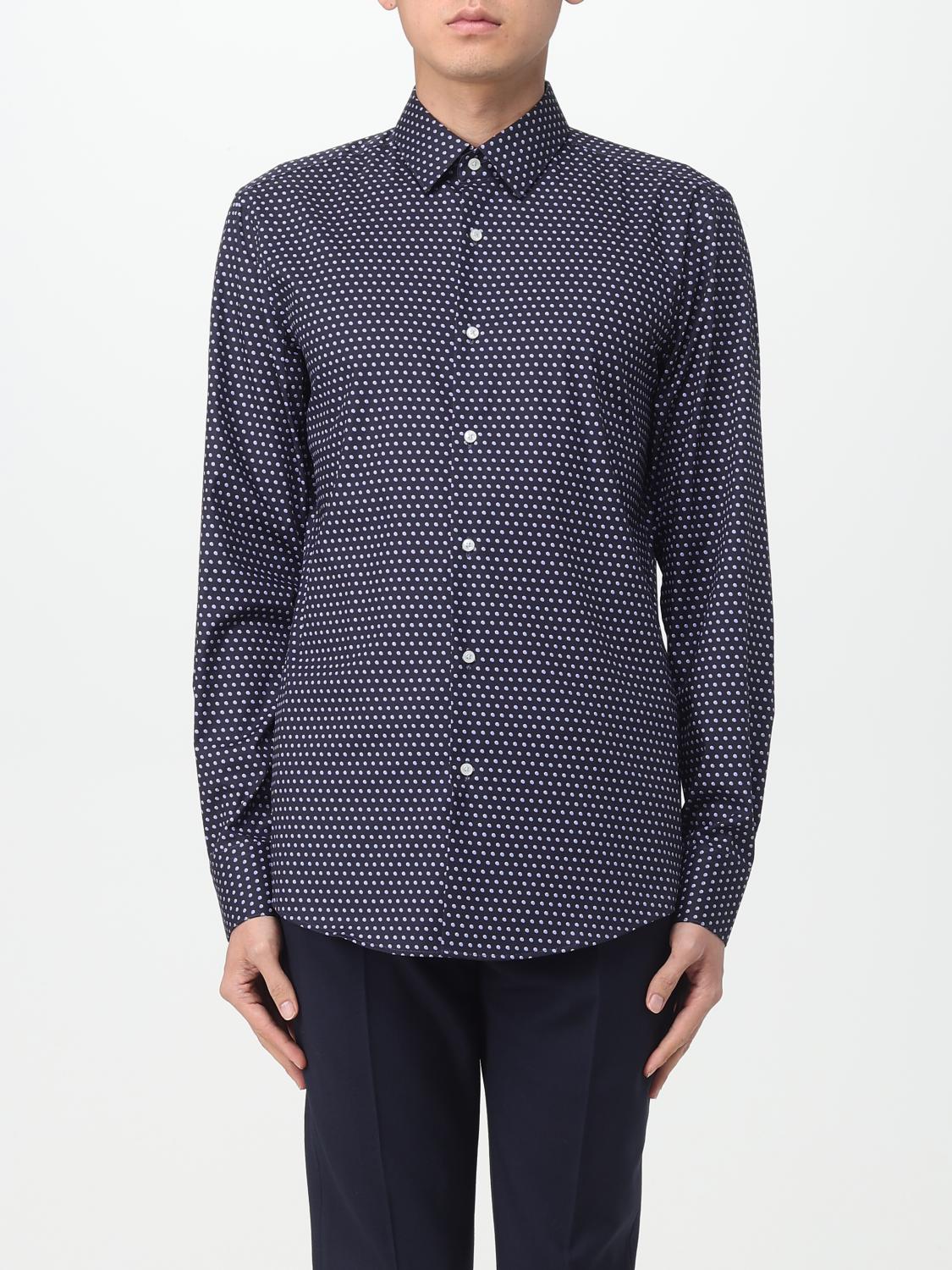 BOSS CAMICIA: Camicia Boss in cotone, Blue - Img 1