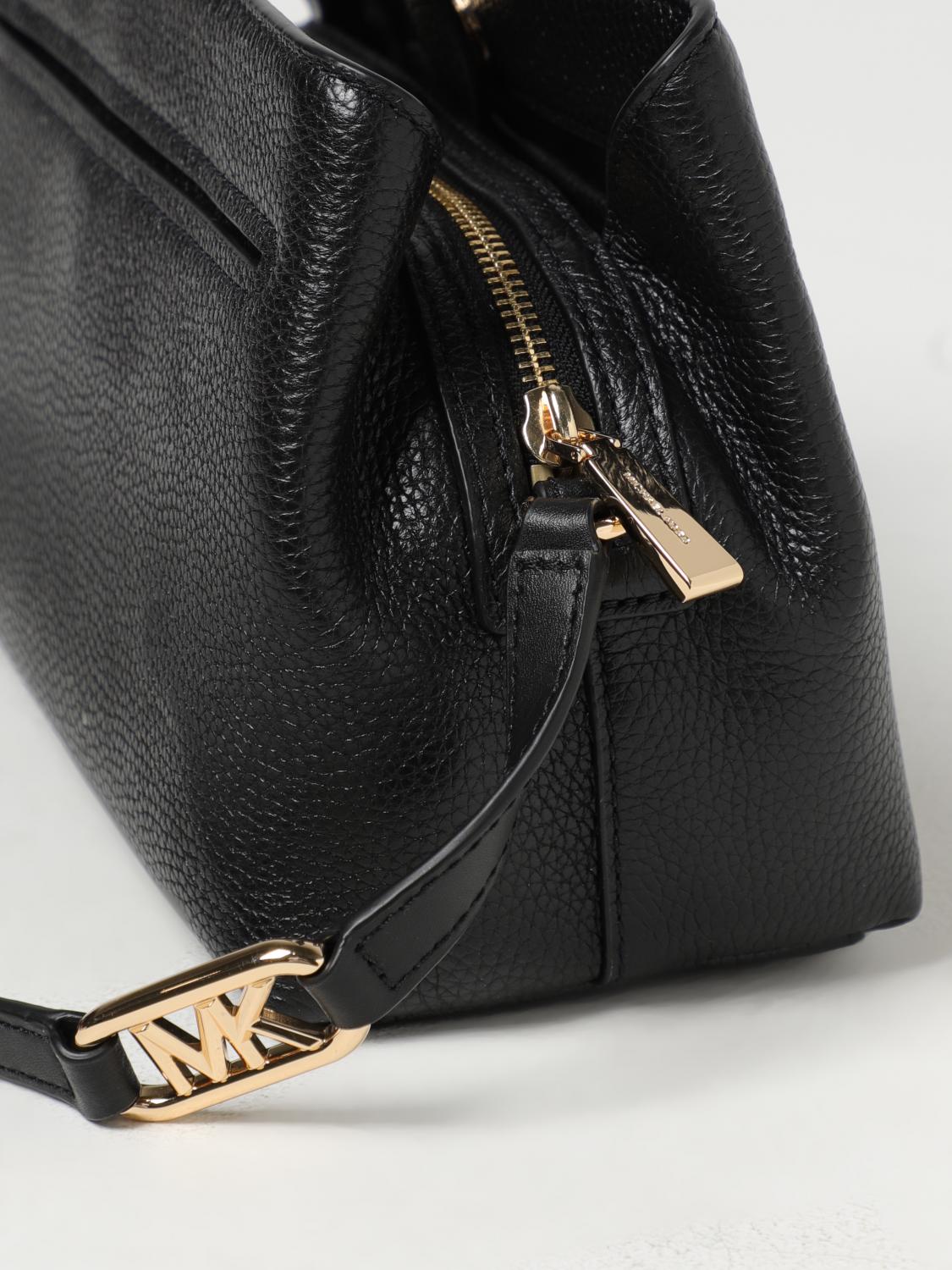 MICHAEL KORS BORSA A MANO: Borsa Kensington Michael Kors in pelle a grana, Nero - Img 3