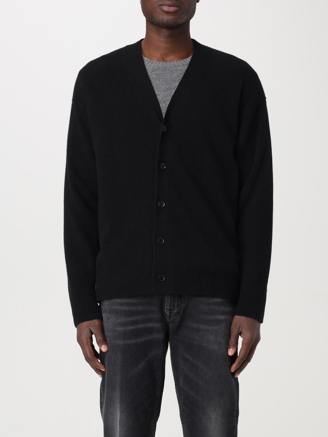 Roberto Collina Cardigan men - Black | RP37110 | GIGLIO.COM
