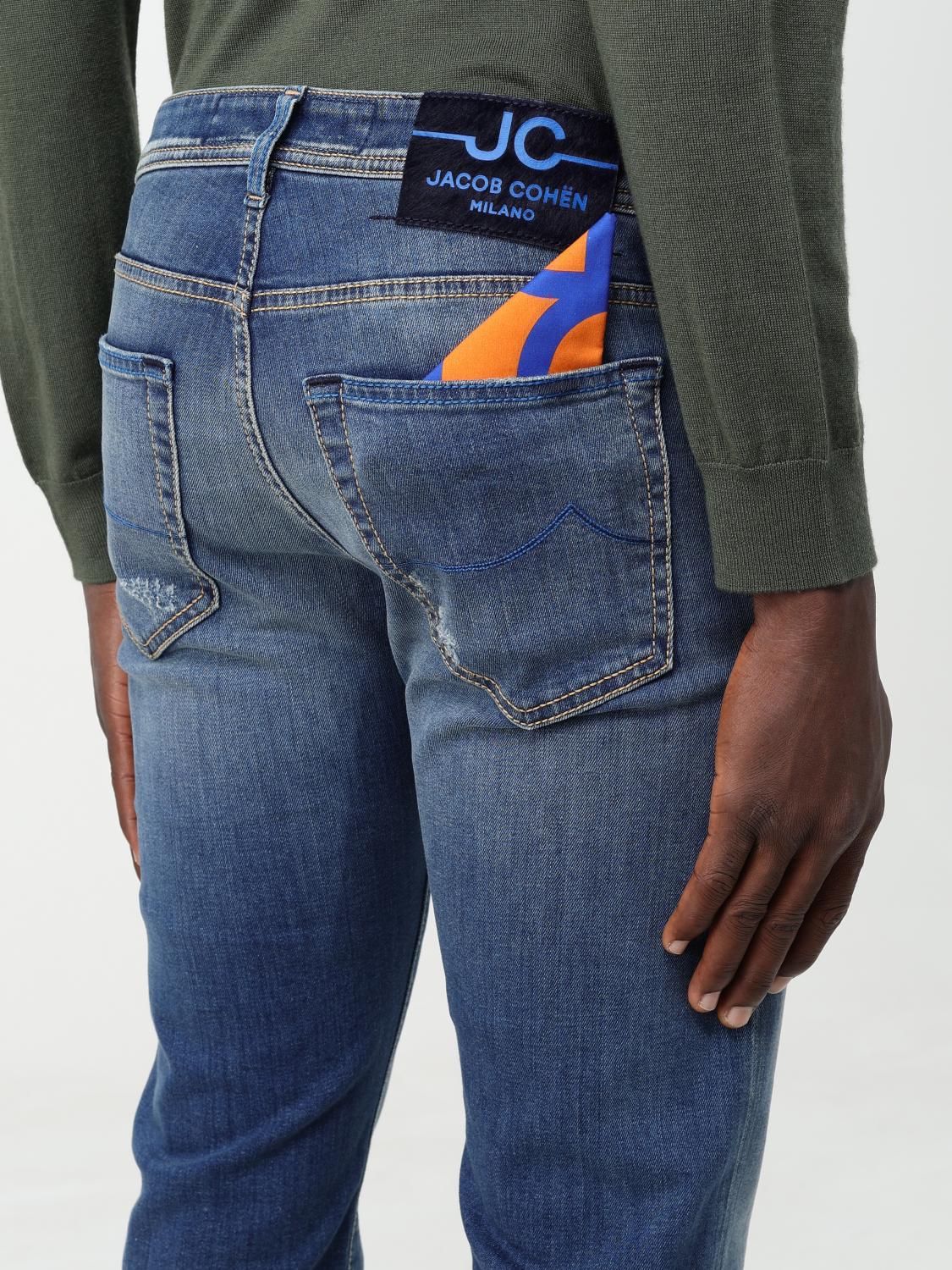 JACOB COHEN JEANS: Pants men Jacob Cohen, Denim - Img 3