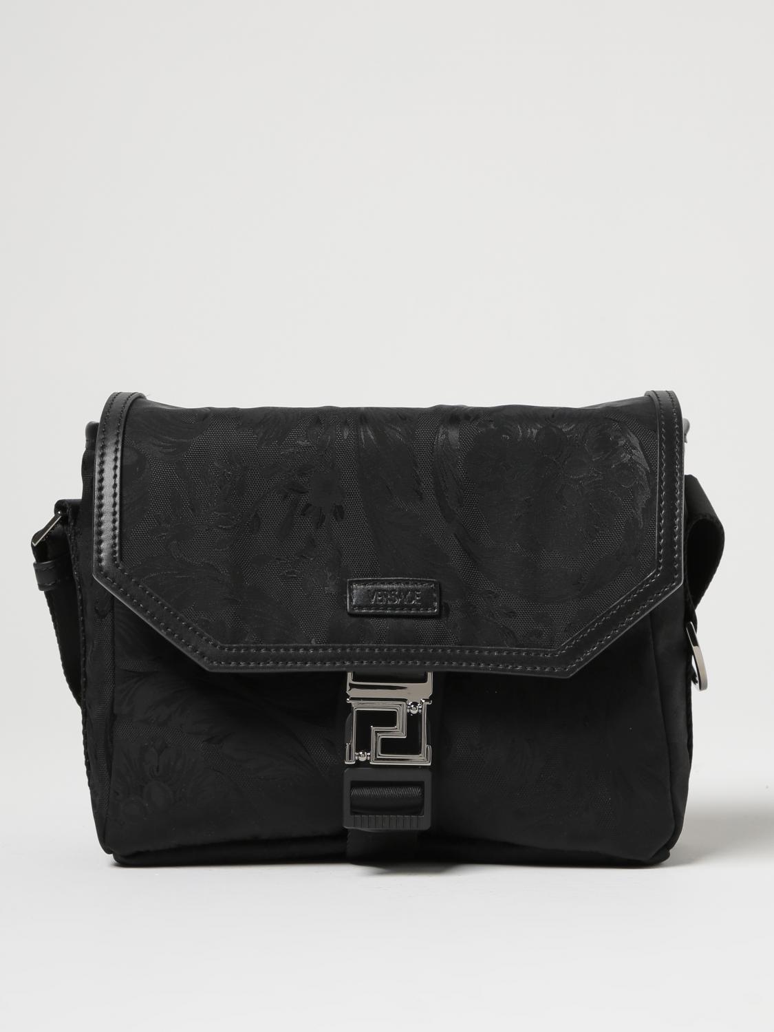 versace メッセンジャーバッグ VERSACE：バッグ メンズ - ブラック | GIGLIO.COMオンラインのVersace