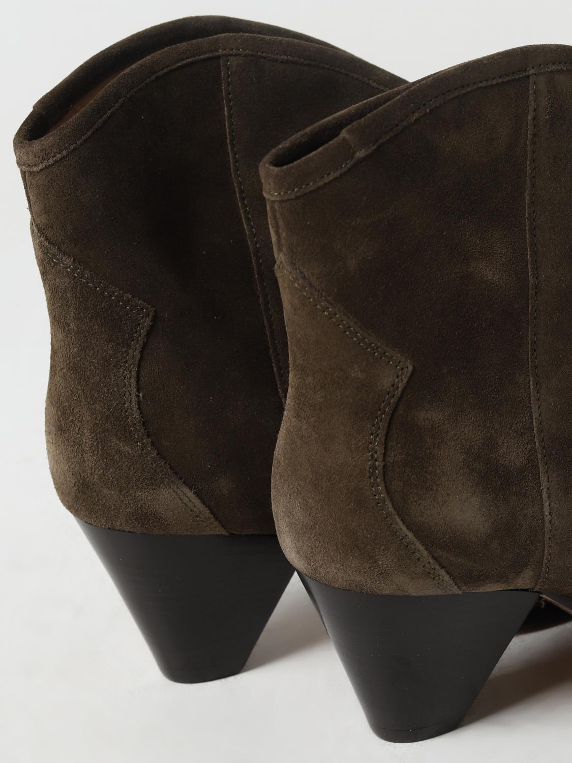 ショートブーツ・ブーティ ISABEL MARANT Woman Flat ankle boots Brown BO0007FAA1A08S ISABEL MARANT: suede ankle boots - Brown | Isabel Marant
