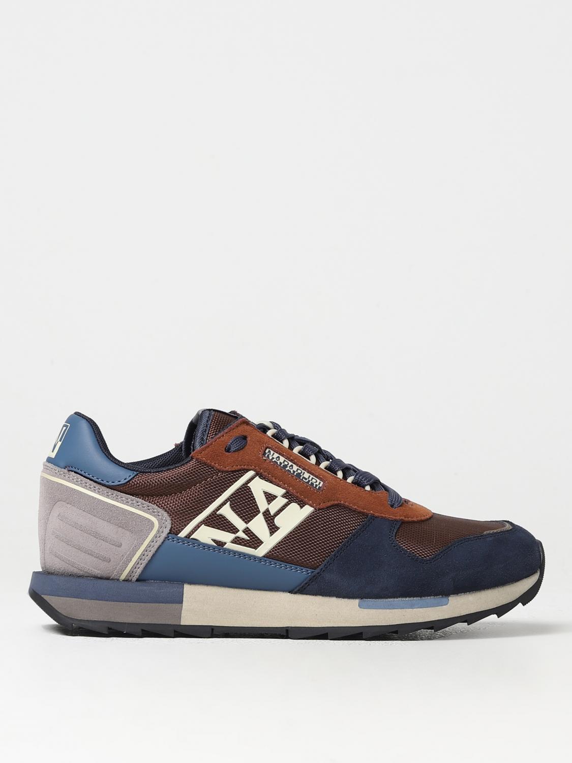 NAPAPIJRI SNEAKERS: Sneakers Virtus Napapijri in camoscio e mesh, Marrone - Img 1