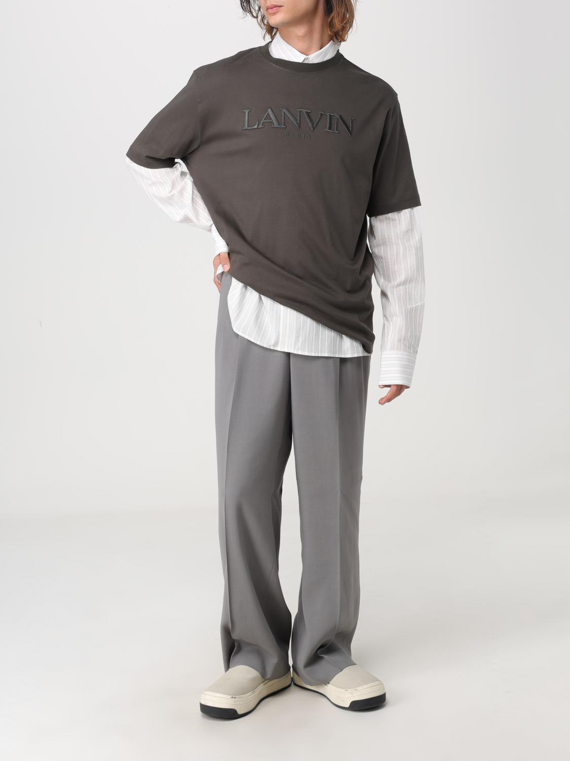 LANVIN T-SHIRT: T-shirt men Lanvin, Grey - Img 2