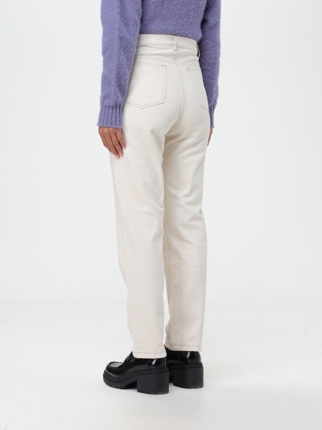 デニム・ジーパン A.P.C. Woman Jeans Beige COFCNF09122 AAD A.P.C. Outlet: Jeans woman - Beige | A.P.C. jeans