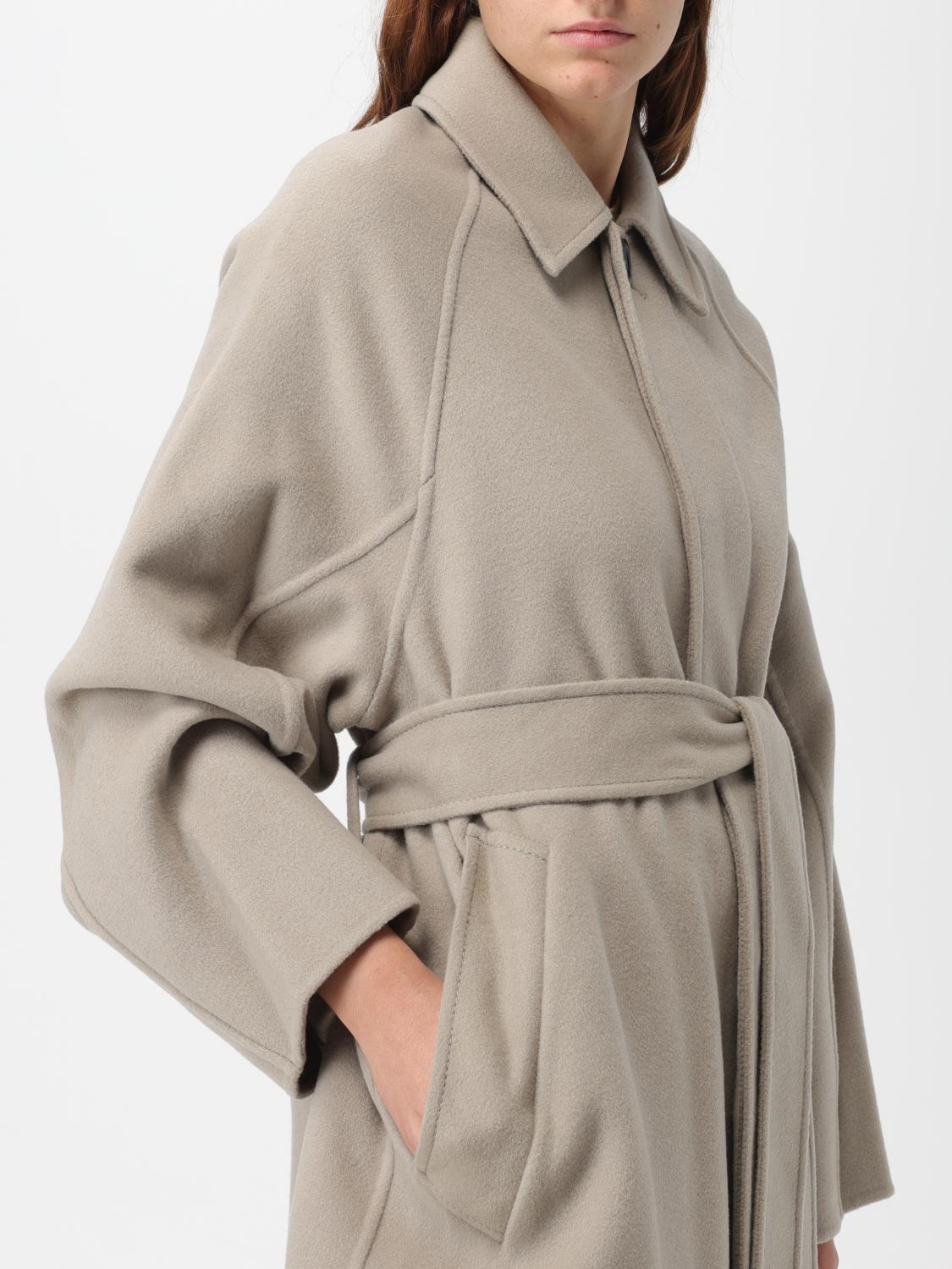 コート AMI PARIS Woman Coat Beige FCO308WV0022 263 Ami Paris Outlet: Coat woman - Beige | Ami Paris coat
