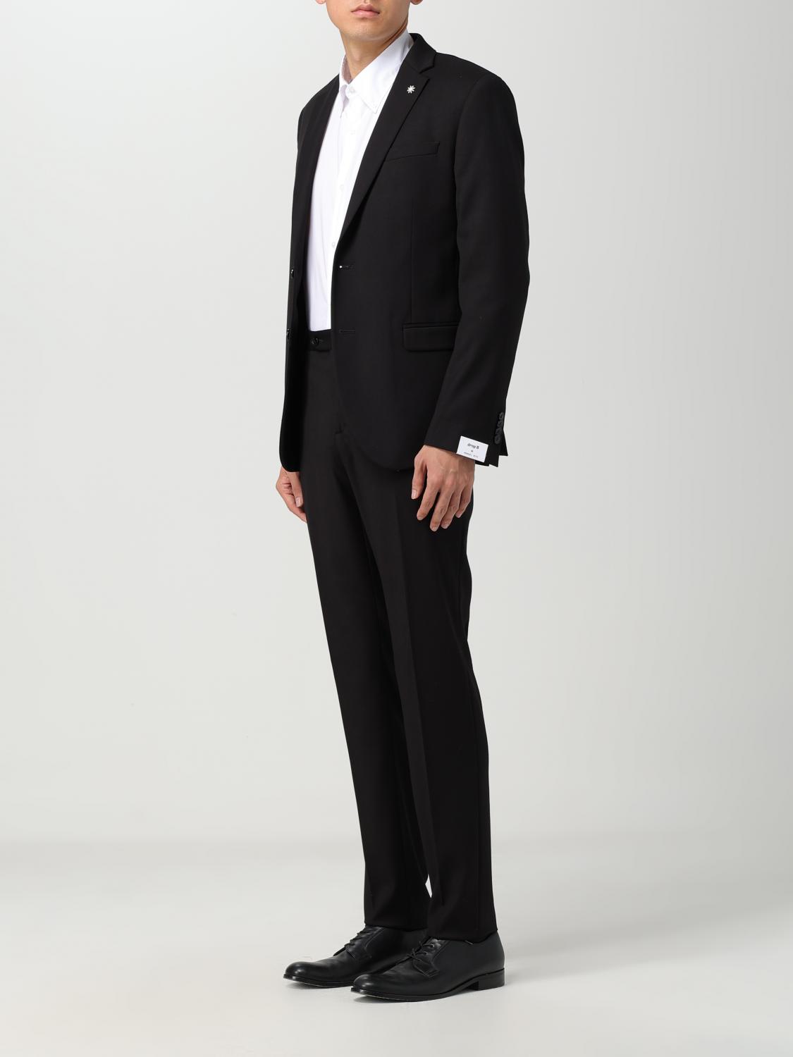 MANUEL RITZ 수트: 수트 남성 Manuel Ritz, 블랙 - Img 4