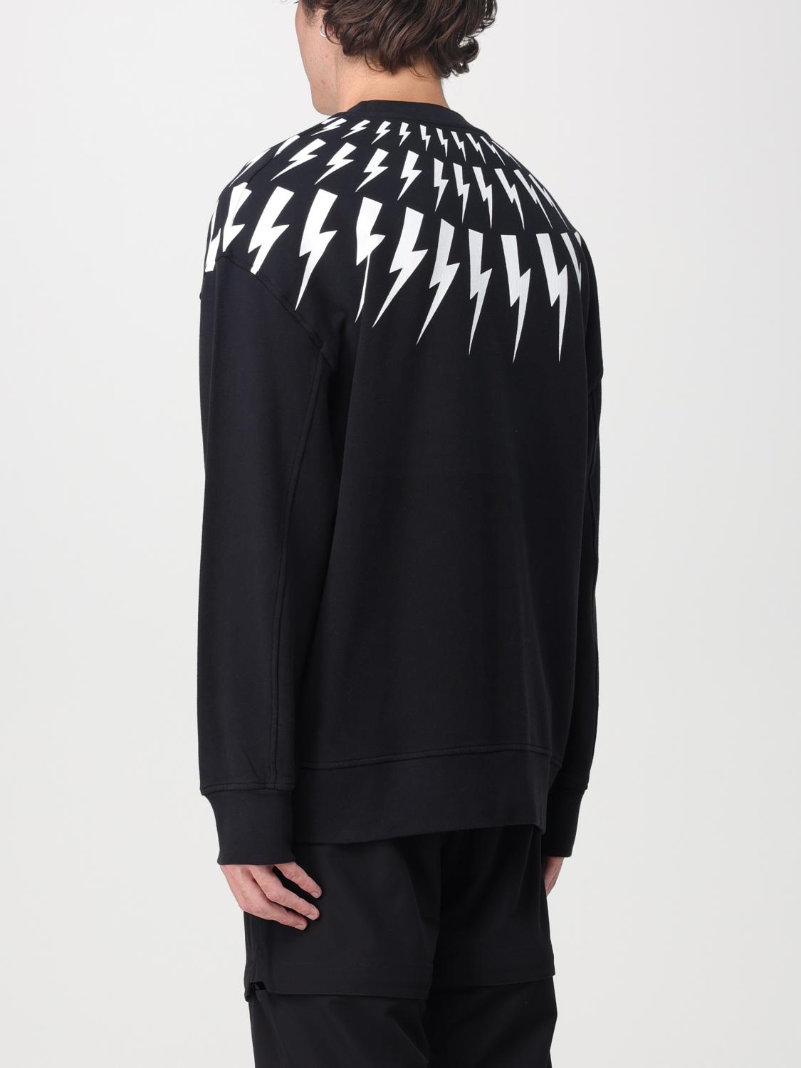 NEIL BARRETT SWEATSHIRT: Sweatshirt men Neil Barrett, Black - Img 2
