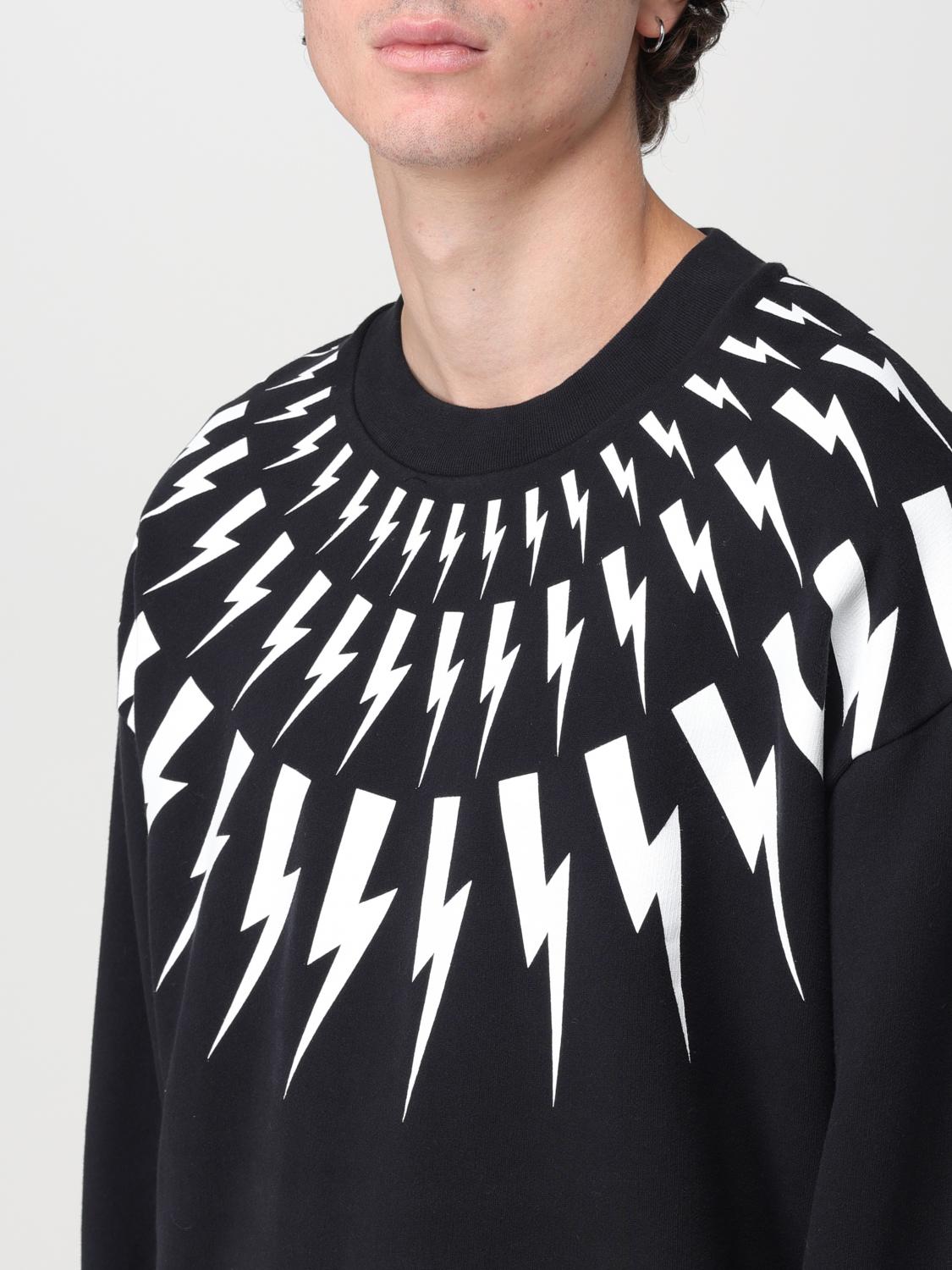 NEIL BARRETT SWEATSHIRT: Sweatshirt men Neil Barrett, Black - Img 3