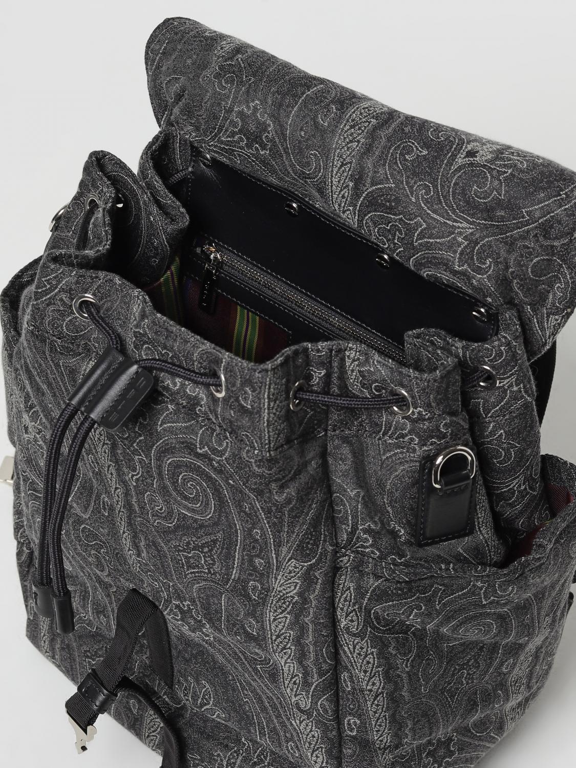 ETRO BACKPACK: Backpack men Etro, Black - Img 4